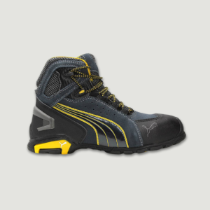 BOTA DE SEGURIDAD PUMA AZUL C/ AMARILLO