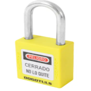 CANDADO BLOQUEO AMARILLA