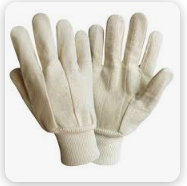 GUANTE DE LONA BLANCO