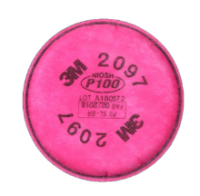 FILTRO PARA PARTÍCULAS 3M P100, HEPA mod 2097