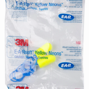 TAPON 3M YELLOW NEON REGULAR C/CORDON